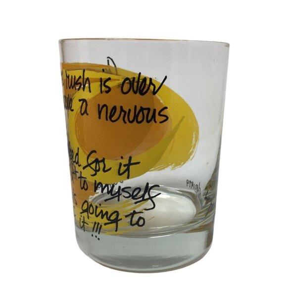 Vintage Motivational Quote Tumbler Drinking Glass - Picture 2 of 6